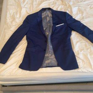 Men’s Zara navy blue suit jacket